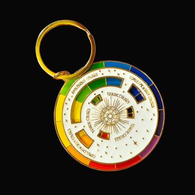 Porte Clef Cercle-Chromatique